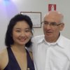 jessica jiang vincitrice del concorso de lorenzo 2011 e gaetano caiazza presidente pro-loco di viggiano